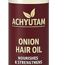 Achyutam Onion Hair Oil 100 ml | Herbal Hair Oil Infused with Onion Extract | Natural Botanical Blend for Smooth, Soft, Manageable Hair | Lightweight, Gentle, Nourishing Formula-picture-14