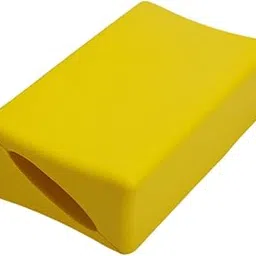 VELURA Yoga Block High Density Portable Exercise Block for Home Gym Stability Squat Yellow|1 Yoga Block|Yoga Props| Fitness, Running & Yoga-image-27