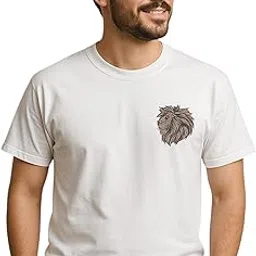 subverse ultimate lifestyle SUBVERSE Ultimate Men's Classic Lion King Print Round Neck White Cotton T-Shirt-picture-26