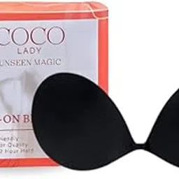 coco lady Women?s & Girls? Strapless Push Up Wire Free Stick On Invisible Bra | Reusable Adhesive Backless Bra for Dress, Wedding, Party & Everyday Wear-picture-46