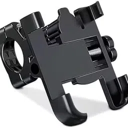 LISTRO Bicycle Phone Mount Holder, 360-Degree Rotation, Metal Body, Black-image-87