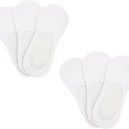 cotson ;lasting wear in every pair Cotson Unisex White Loafer Socks - Pack of 6 Pairs-picture-31