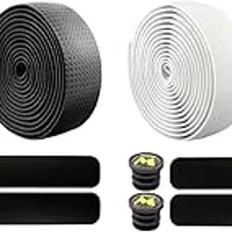 UJEAVETTE Bike Handlebar Tapes Bicycle Bar Tape for Mountain Road Bikes Sports Rackets Black-picture-32