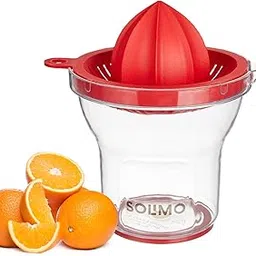 Amazon Brand - Solimo Plastic Manual Juicer | Hand Press Manual Juicer for Orange, Lemon | Multicolor-picture-14