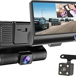 Drumstone (𝗦𝗽𝗲𝗰𝗶𝗮𝗹 𝟱 𝗬𝗲𝗮𝗿𝘀 𝗪𝗮𝗿𝗿𝗮𝗻𝘁𝘆) 3-Channel Dash Cam – Front, Rear, Inside, 140° Wide-Angle, 1080P Recording, Loop Recording, G-Sensor, Motion Detection, Parking Mode-picture-12