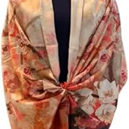 swanky Printed silk stoles & scarf for womens & girls head neck scarf-picture-56