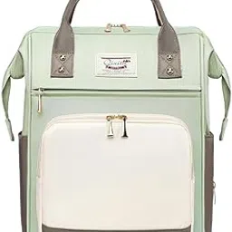 maalove Multifunctional Diaper Bag | for Mothers for Travel | Travelling Bag, Backpack Maternity Bags for Mother and Baby (Light green)-picture-16