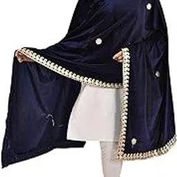 pk hub Women's Solid Velvet Dupatta-picture-36