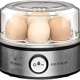 Elina Smart Stainless Steel Egg Boiler | Boil up to 7 Eggs - 360 Watts | 3 Boiling levels: Soft, Middle and Hard | Automatic, Overheat Protection | Easy to clean | 1Year Warranty-picture-35