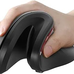 seenda Ergonomic Vertical Mouse with Jiggler - Bluetooth + 2.4G USB Multi Device, Wireless Ergo Mice, Jiggler Mouse Mover for Laptop/PC/Notebook, Computer Mice for Windows, Mac OS (Black)-picture-30