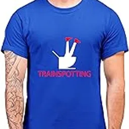 Sweaty Armpits Trainspotting Jumping in The Toilet Minimalistic Design Premium 180 GSM 100% Cotton T-Shirt Ultra-Soft, Breathable & Durable Fabric-picture-18