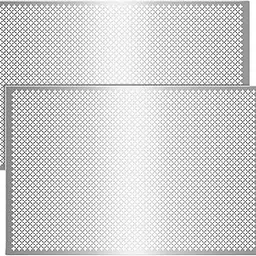 Gisafai 2 Pcs Cloverleaf Aluminum Sheet, 2 Feet by 3 Feet, Silver, 0.02 Inch Thick, Decorative Sheet Metal for Indoor Outdoor, 2 Count-image-69