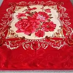 Love Couple Imported Digital Prints Bridal Korean Wedding Bedding Set Cloudy 4 Pieces Blanket Set 1 Blanket with 1 Bedsheet and 2 Pillow Cover with Fancy Bag Packing-picture-14