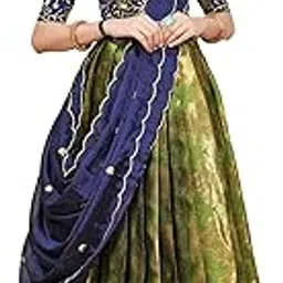 South India Half and Half Saree for Women-picture-36