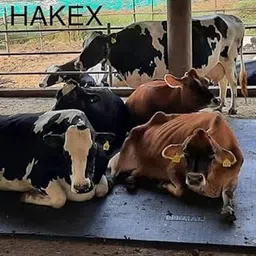 HAKEX 30mm Thick Rubber Mat for Cattle – Waterproof 8x5 Ft Livestock Flooring – Non-Slip & Durable Barn, Shed & Stable Mat for Cow, Horse, and Buffalo (Black)-picture-20