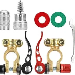 Merishopp Battery Terminals Connectors Quick Disconnect Clamps for Motorhome Model 3-picture-30