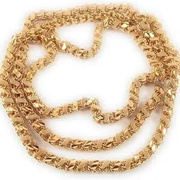 cute gold 1 Gram Micro Gold Plated & Copper Traditional Designer Fashion Jewellery Chain for Women-picture-23