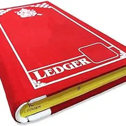 LRS Ledger Super Heavy Quality Canvas Bound - 110 GSM Thick High Bright Ultra Smooth Paper - Register Size (380 Pages)-picture-26