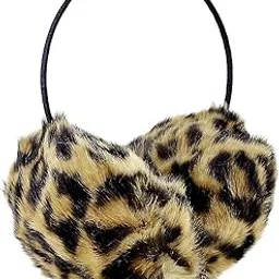Girl's and Boy's Animal Print Winter Fur Earmuffs (brown 2)-picture-48