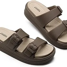 slidewell Women's Classic Casual Sandals/Slipper/Flip FLop with Adjustable Back Strap for Women | Comfortable & Light Weight | Stylish & Anti-Skid | Waterproof & Daily Mules for Women-picture-37