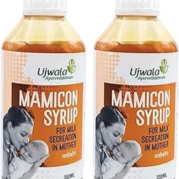 Ujwala Ayurvedashram Mamicon Syrup Pack Of 2 (200Ml)|For Milk Secretion In Mother|Reduce Breast Engorgement|Prevent Mothers From Candida Fungus|Open Blocked Milk Ducts-picture-19