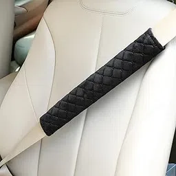 2 Pieces Extra Long Car Seat Belt Cover Seatbelt Shoulder Pad Comfortable Seatbelt Covers Black Car Seat Strap Covers for Cars Trucks SUV Accessories (20 Inch)-picture-28