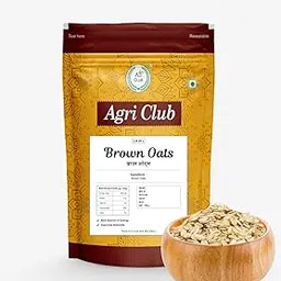 Agri Club Gluten Free Instant Brown Oats 1kg, High Fiber and Protein Rich-picture-21