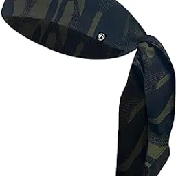 Sweat Polyester Wicking Tie Head Band- Sports, Running, Football, Workout Sweat Head Band for Men and Women-image-10