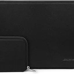 MOSISO Laptop Sleeve Compatible with MacBook Air/Pro, 13-13.3 inch Notebook, Compatible with MacBook Pro 14 inch M4 M3 M2 M1 Chip Pro Max 2024-2021, Neoprene Bag with Small Case, Black-picture-69