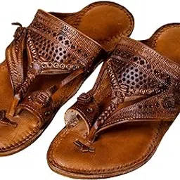 kalapuri Classic Craftsmanship: Elevate Your Style with Timeless Heritage Kolhapuri Chappals-picture-31