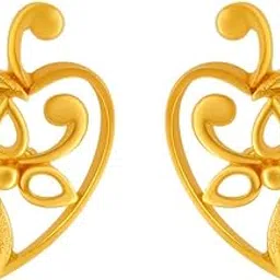 p.c. chandra jewellers 22KT Yellow Gold Stud Earrings for Women-picture-14
