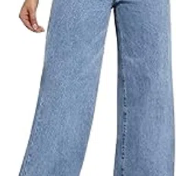 ben martin Women High Waist Stretchable Baggy Oversized Loose Fit Casual Wear Denim Jeans for Women - Comes in Sizes (Black, Dark & Light Blue, Grey, White & Khaki - 26-38)-picture-38