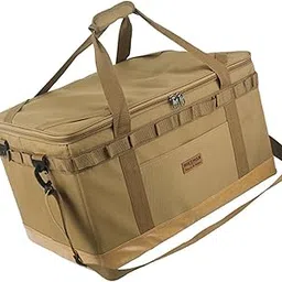 57L Large Capacity Camping Gear Bag Package Waterproof Lightweight Khaki | Sporting Goods | Outdoor Sports Camping Storage | Camping Storage-image-72