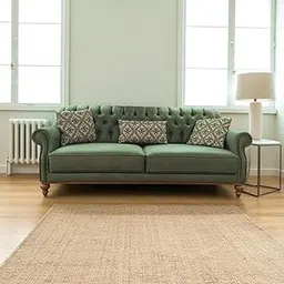 2 Seater Fabric Sofa Set – Comfortable Seating for Bedroom & Guest Room image 1