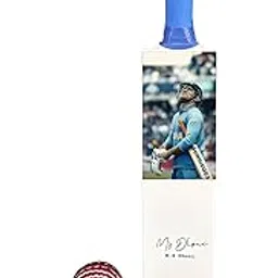 frixan Frixan™M.S. Dhoni Miniature Bat and Leather Ball with Printed Autograph (Not Original) – Ideal for Display & Gifting-picture-21