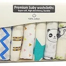 Bright Décor Muslin Cotton Napkin (Set Of 10, Multicolour)-picture-22