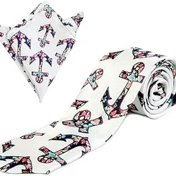 blacksmith Anchors Trance Tie And Pocket Square Set-picture-49