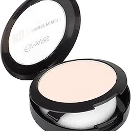 MARS HD Mattifying Compact Powder For All Skin Type | Lightweight Formula With Oil Control | Long Lasting Compact Powder (8G) (01-ICING),White image 1