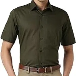 van heusen Men Cotton Solid Regular Fit Shirt-picture-58