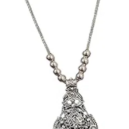 LASHKARA OXIDIZED ELEGANT PENDANT NECKLACE-picture-45