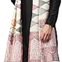 swi with label Men's Woven Design Wool Shawl-picture-37