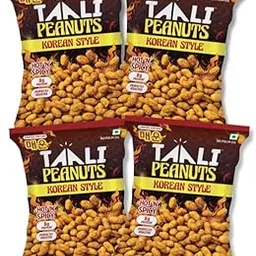 Taali Roasted Peanuts – Korean Style | Sweet & Spicy Crunch | No Palm Oil, Protein-Packed, Roasted-Not Fried (Pack of 4 x 140 g)-picture-14
