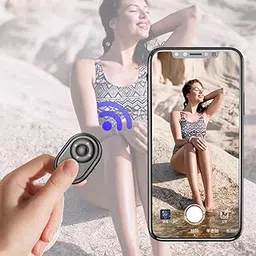 Wireless Bluetooth Remote Control Shutter Button & Page Turner - Selfie Clicker, Social Media Scroller for Instagram & YouTube Reels, Compatible with iOS & Android - Portable Multi-Function Remote-picture-20