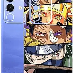 AtOdds Mobile Skin Sticker Wrap | Compatible for VIVO IQOO Z10X (5G) | Scratchproof Matte Finish | Full Coverage for All Sides & Camera Protection (Anime-38)-picture-20
