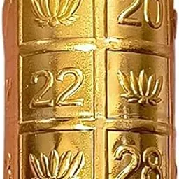 Ayyappan Traders Brass Lakshmi Kubera Padi Encarved with Kubera Number Yantram | Brass Kubera Number Encarved Padi for Poojaroom-picture-10