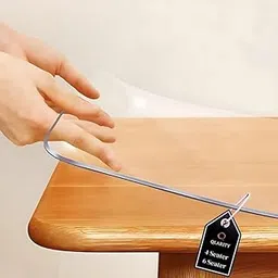 Qlarity Covers 2mm Thick Dining Table Cover 6 Seater, 8 Seater 36x78 inches (91 X 199 cm) | Heat Resistant Transparent Table Protector, Waterproof | Customized Sizes-picture-28