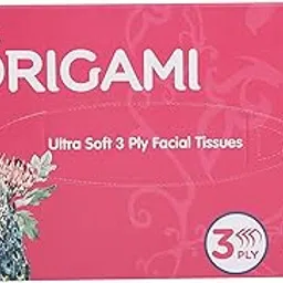 Origami Luxuria Ultra Soft 3Ply Facial Tissues - 100 nos (20cm x 20cm)-picture-41