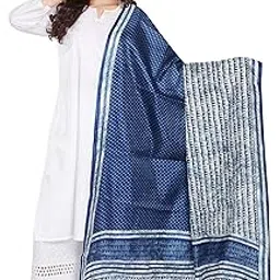 rani saahiba Women's Art Silk Printed Dupatta (SKRDD2364_Dark Blue)-picture-29