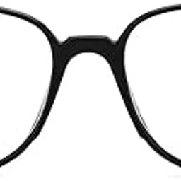 LENSKART BLU | Zero Power Blue Cut Computer Glasses | Anti Glare, Lightweight & Blocks Harmful Rays | Full Rim Round | 100% UV Protected | For Men & Women | Medium | LB E14792-image-89