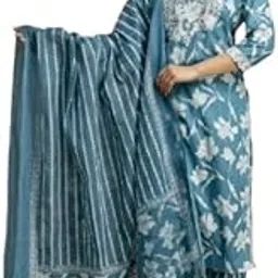 Women's and Girl's Rayon Kurta Set with Afghani Salwar and Dupatta, Purple,Traditional Indian Ethnic Wear-picture-29